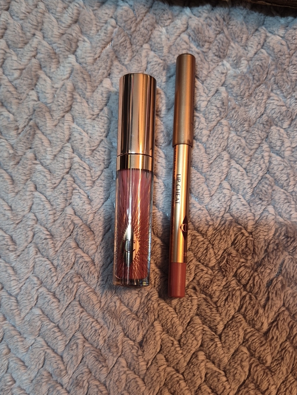 Charlotte Tilbury Lip Cheat & Collagen Lip Bath: Pillow Talk Med, Tvl Size, NWOB